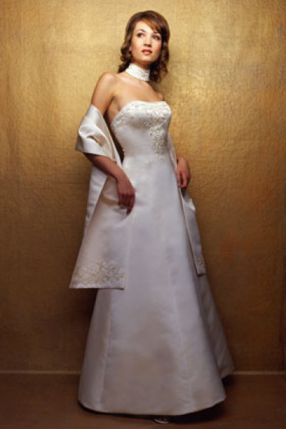 Anne simple wedding dress - front